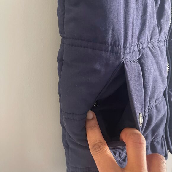 Carter's Kids Boys Girls Sleeveless Navy Blue Jackets Coats Vest Size 5 - Picture 3 of 8